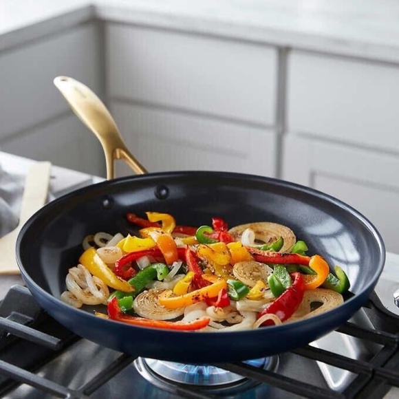 GreenPan Jewel 2-piece Ceramic Non-Stick 10" 12" Skillet Set - Picture 3 of 6